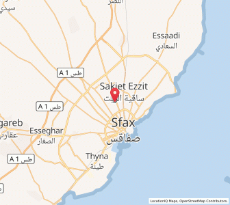Carte : Dar el Haj Taïeb, Sfax