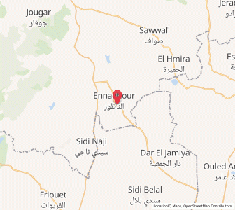 Carte : Djebibina, Zaghouan