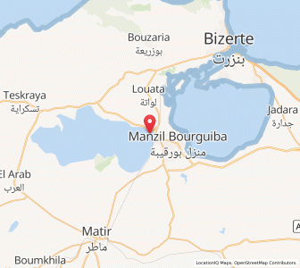 Carte : Douar Tindja, Bizerte