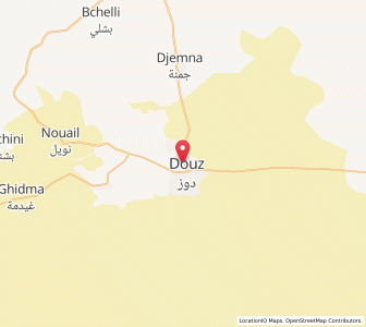 Carte : Douz, Kebili