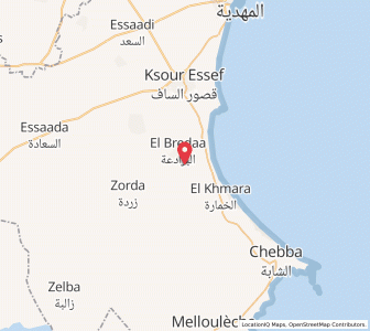 Carte : El Bahira, Mahdia