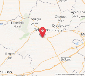 Carte : El Battan, Manouba