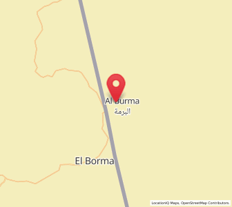 Carte : El Borma, Tataouine