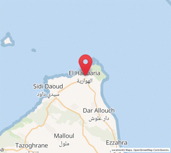 Carte : El Haouaria, Nabeul