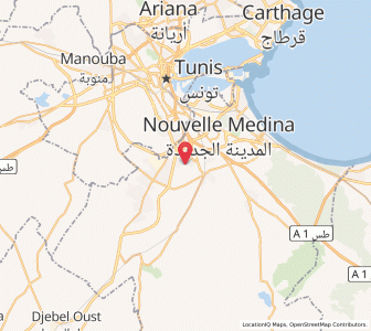 Carte : El Mourouj, Ben Arous