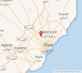 Carte : Gremda, Sfax