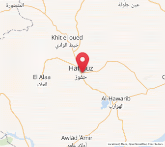 Carte : Haffouz, Kairouan