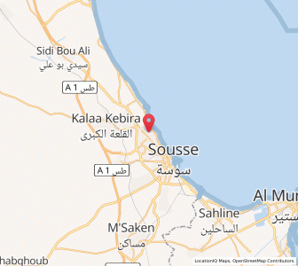 Carte : Hammam Sousse, Sousse