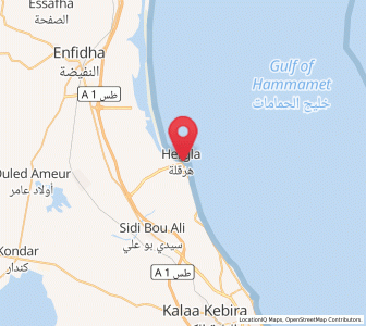 Carte : Harqalah, Sousse
