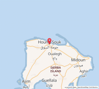 Carte : Houmt Souk, Médenine