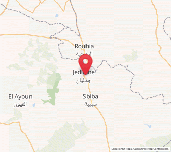 Carte : Jedelienne, Kasserine