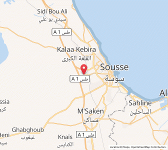 Carte : Kalaa Srira, Sousse