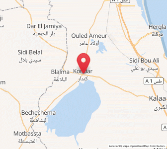 Carte : Kondhar, Sousse