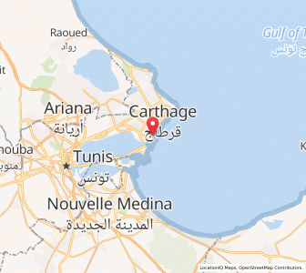 Carte : Le Kram, Tunis