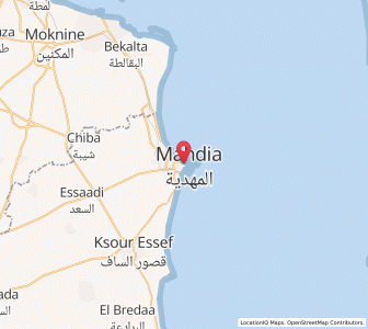 Carte : Mahdia