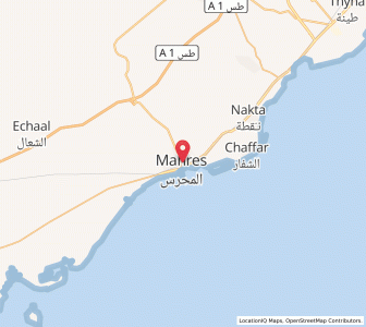 Carte : Mahires, Sfax
