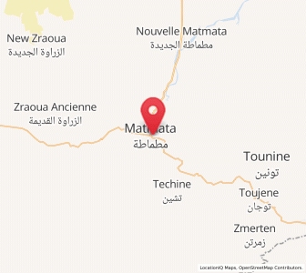 Carte : Matmata, Gabès