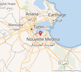Carte : Mégrine, Tunis