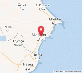 Carte : Melloulèche, Mahdia