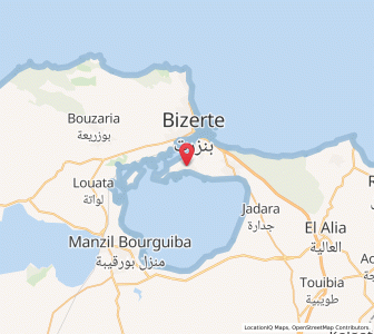 Carte : Menzel Abderhaman, Bizerte