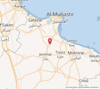 Carte : Menzel Ennour, Monastir