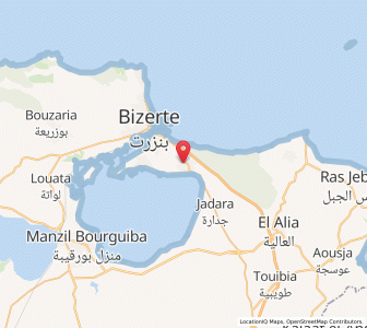Carte : Menzel Jemil, Bizerte