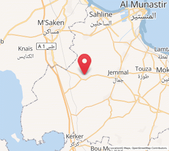 Carte : Menzel Kamel, Monastir