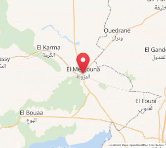 Carte : Mezzouna, Sidi Bouzid