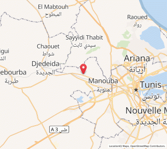 Carte : Oued Lill, Manouba