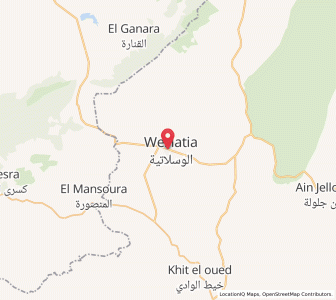 Carte : Ousseltia, Kairouan