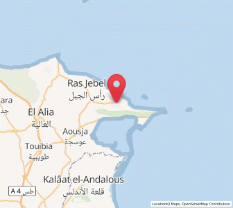 Carte : Rafrāf, Bizerte