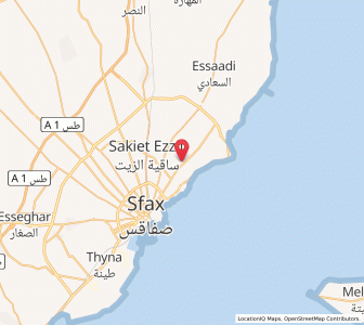 Carte : Sakiet ed Daier, Sfax