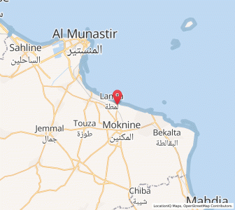 Carte : Sayada, Monastir