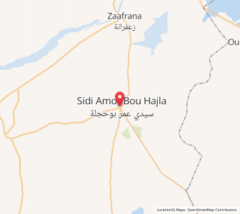 Carte : Sidi Amor Bou Hajela, Kairouan