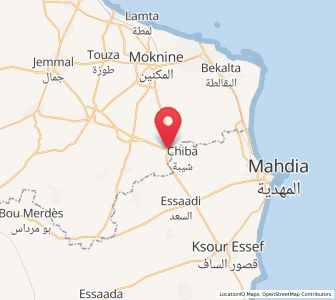 Carte : Sidi Ben Nour, Monastir