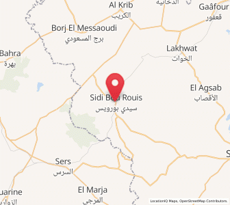 Carte : Sidi Bou Rouis, Siliana