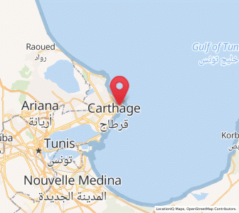 Carte : Sidi Bou Saïd, Tunis