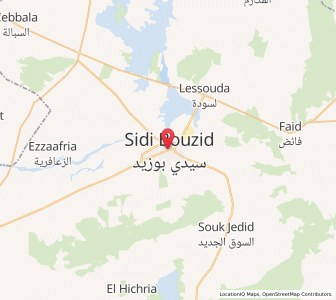 Carte : Sidi Bouzid