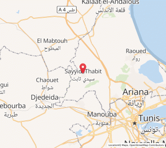 Carte : Sidi Tabet, Ariana
