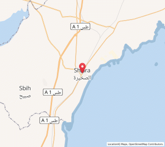 Carte : Skhira, Sfax
