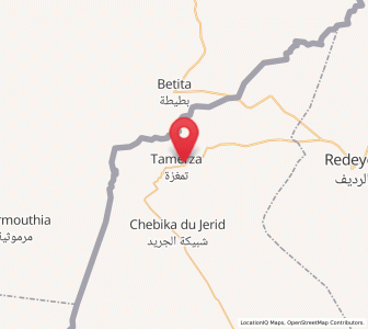 Carte : Tamaghzah, Tozeur