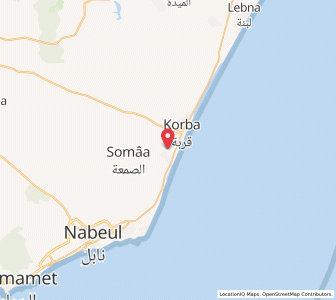 Carte : Tazarka, Nabeul