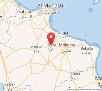 Carte : Touza, Monastir