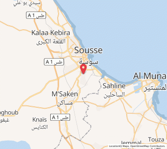 Carte : Zaouiet Sousse, Sousse