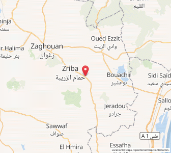 Carte : Zriba-Village, Zaghouan