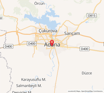Map of Adana, Adana