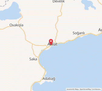 Map of Ahlat, Bitlis