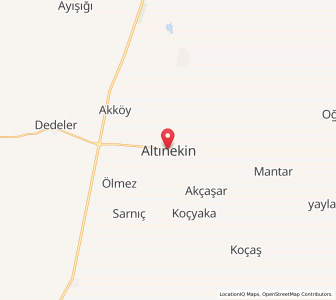 Map of Altınekin, Konya