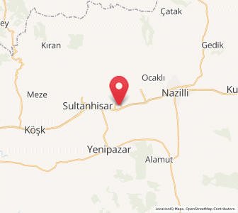 Map of Atça, Aydın
