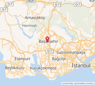 Map of Başakşehir, Istanbul